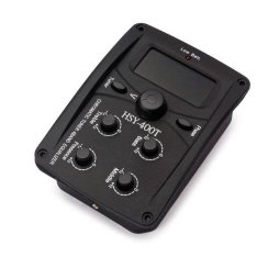 Pickup aktywny do gitary z tunerem chromatycznym zestaw HSY-400T