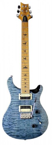 PRS SE Custom 24 Roasted Maple Whale Blue Quilt LTD - Elektrická kytara