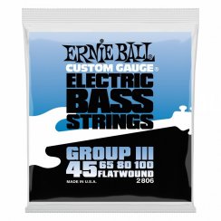 Ernie Ball 2806 Flatwound 45-100 - Struny pro baskytaru