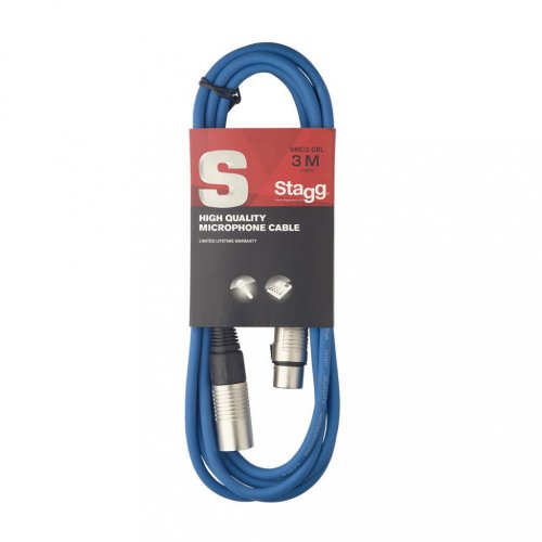 Stagg SMC3 CBL - mikrofonní kabel 3m