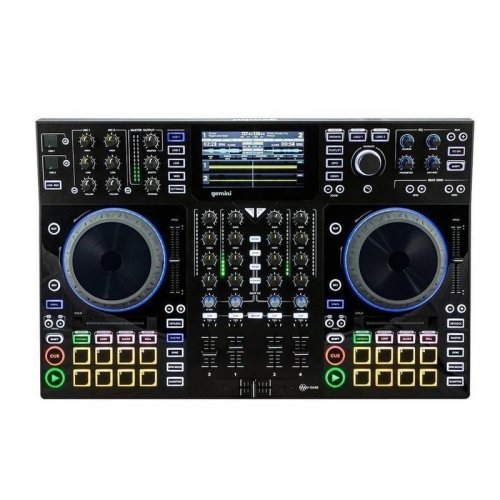 GEMINI SDJ-4000 - 4 kanałowy mikser DJ z dwoma dekkami