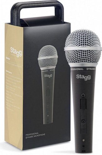 Stagg SDM 50 - Dynamický mikrofon s vypínačem