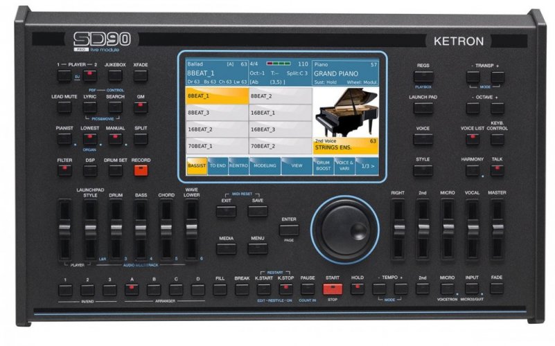 Ketron SD 90 Pro Live Station - Keyboard