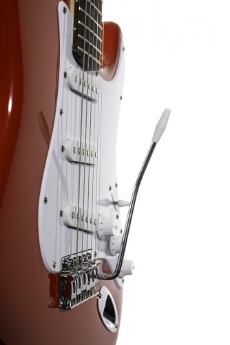 Arrow ST 111 Diamond Red Rosewood/white - gitara elektryczna