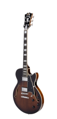 D'Angelico Premier SS Brown Burst - elektrická kytara