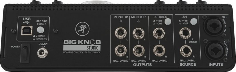 Mackie Big Knob Studio - Aktywny regulator poziomu do monitorów odsłuchowych 3x2
