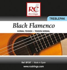 Royal Classics BF30T Black Flamenco - Vysoké struny pro klasickou kytaru