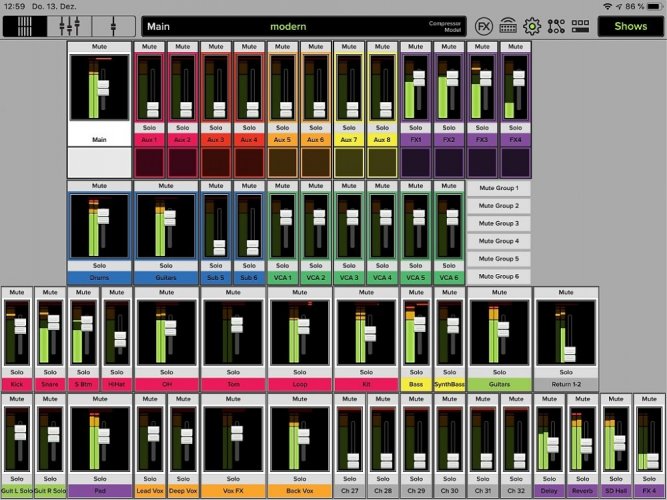 Mackie DL32S - Digitálny mixážny pult s diaľkovým ovládaním