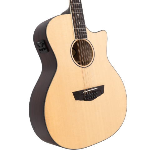 D'angelico Premier Fulton 12 LS Natural - elektrická gitara