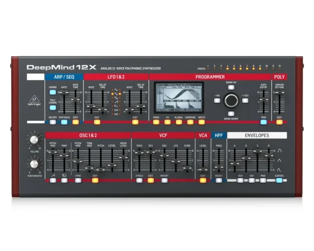 Behringer DEEPMIND 12XD - Stolní analogový syntezátor