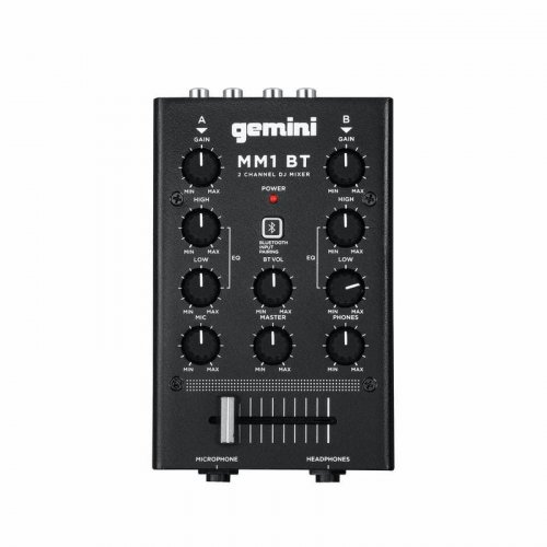 GEMINI MM1BT - Dvoukanálový DJ mixážní pult s Bluetooth