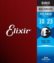 Elixir 11650 Polyweb 10-10 - Struny pre banjo