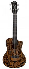 Luna Uke Tribal C EL - Koncertní ukulele