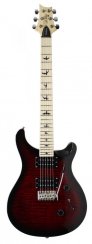 PRS SE Custom 24 Maple on Maple Fire Red Burst - Elektrická kytara, limitovaná edice