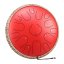 Hluru TWR15-14-Red - Tongue Drum Lotus 14" 15 tónů