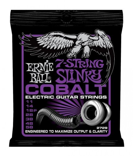 Ernie Ball 2729 Cobalt Slinky 11-58 - Struny do  gitary elektrycznej