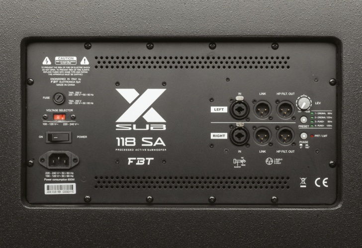 FBT X-Sub 118SA - aktivní basový reprobox