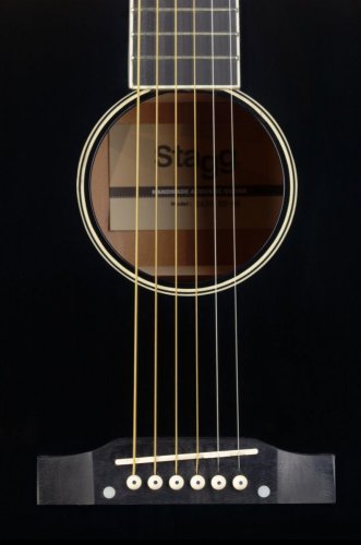 Stagg SA35 DS-BK  - Akustická gitara