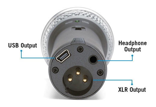 Samson Q2U - Dynamický mikrofon s výstupem XLR a USB