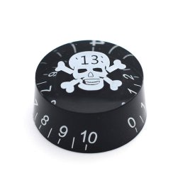 Kera Audio GLP0110 - Gałka do gitary Czarny/Biały