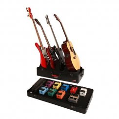 Gator G-Gig-Box-TSA - Pedal board i statyw na 3 elektryczne i 1 akustyczną gitarę