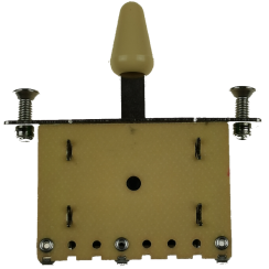 Kera Audio 3P/SQ/ST - przełącznik 3-pozycyjny, kremowy