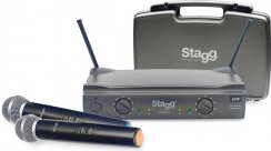 Stagg SUW 50 MM EG EU - Bezdrátový duální mikrofonní systém UHF