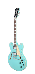 D'Angelico Premier DC Surf Green - elektrická kytara