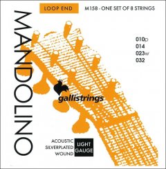 Galli M158 Silver Wound Light - Struny pro mandolinu