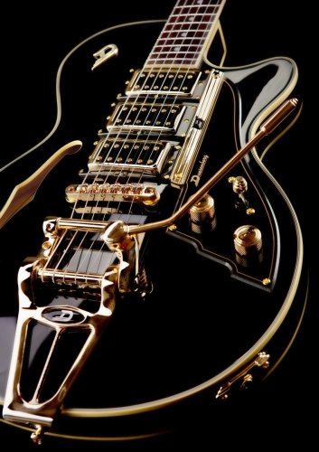 Duesenberg Starplayer TV Custom Black - elektrická kytara