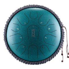 Hluru TB11-14-MineralGreen - tongue drum 11 tónů 14"