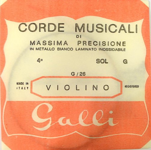 Galli G-026 - Samostatná struna pro housle G-4