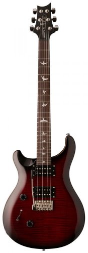 PRS 2018 SE Custom 24 "Lefty" Fire Red Burst - Levoruká elektrická kytara