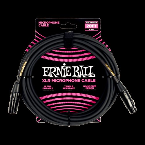 Ernie Ball EB 6388 - mikrofónny kábel, 6,1 m