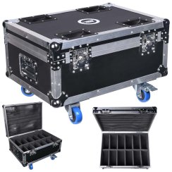 CASE4ME case na 12 kusů FLAT PAR LED SLIM s kolečky
