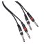 CABLE4ME 2 x jack mono 6,3mm 2 x jack mono 6,3 3m - audio kabel
