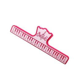 Kera Audio CLIP PIANO - Klip do papiera na noty - červený