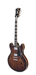 D'Angelico Premier DC Brown Burst - elektrická kytara
