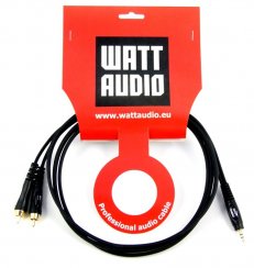 Watt Audio Kabel mini Jack stereo 2x RCA 2m - Profesjonalny kabel audio