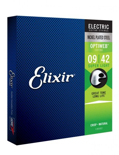 Elixir 19102 Optiweb 11-49 - Struny do gitary elektrycznej