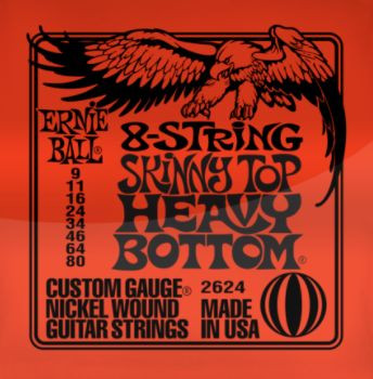 Ernie Ball 2624 Heavy Bottom 8-string 9-80