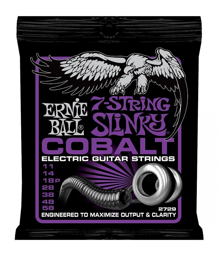 Ernie Ball 2729 Cobalt Slinky 11-58