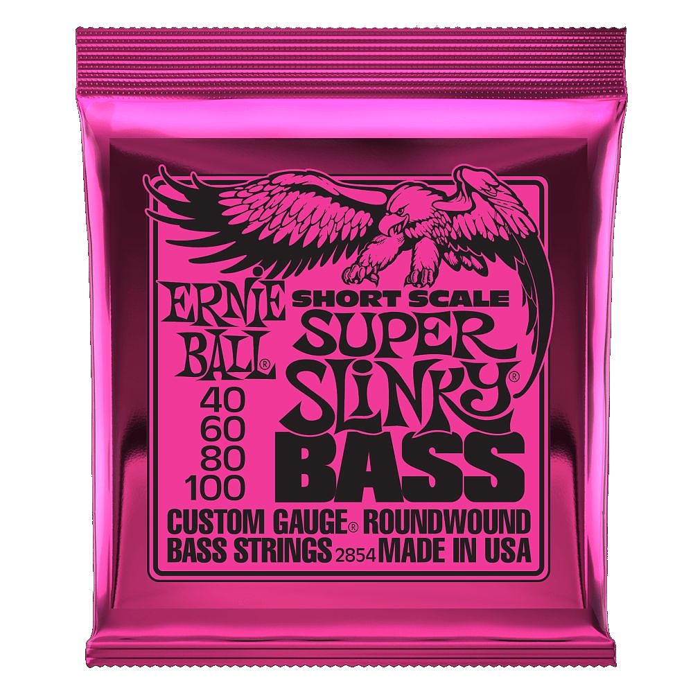 Ernie Ball 2854 Short Scale Super Slinky 40-100