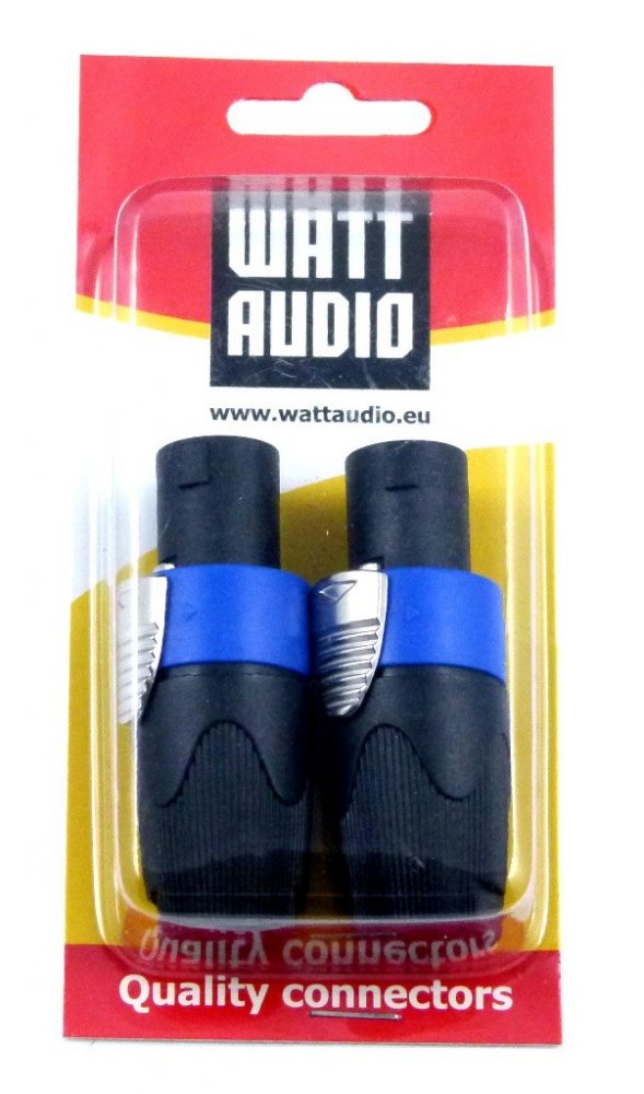 Watt Audio Speakon 4 pin sada 2 ks