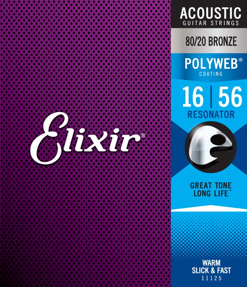 Elixir 11125 Polyweb 80/20 Bronze 16-56